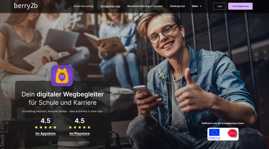 Redesigned student hero leading with community